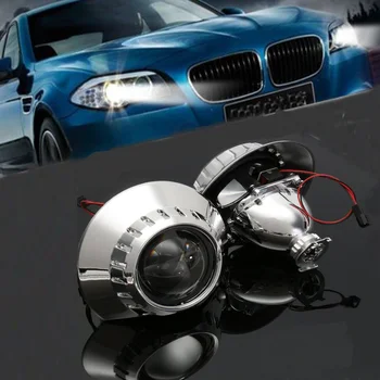

2pcs LHD RHD Auto Car Styling 2.5 Bi-xenon HID Projector Lens Car Headlight Bulb H1 for BMW E46 M3 Sedan Wagon Coupe