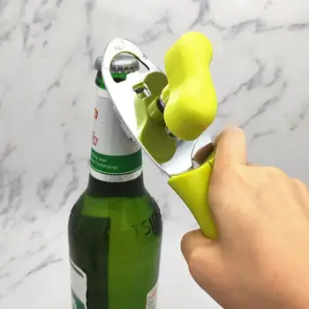

Hot Sale Stainless Steel Multifunction Creative Four In One Strength Can Opener Kitchen Bottle Opener Canning Knife Opening Tool