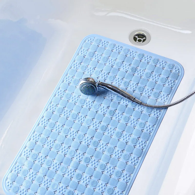 56*88cm Anti Slip Bathroom Mat with Sucker Rubber Bath Shower Safe Mat Floor Mat Bathtub Mat