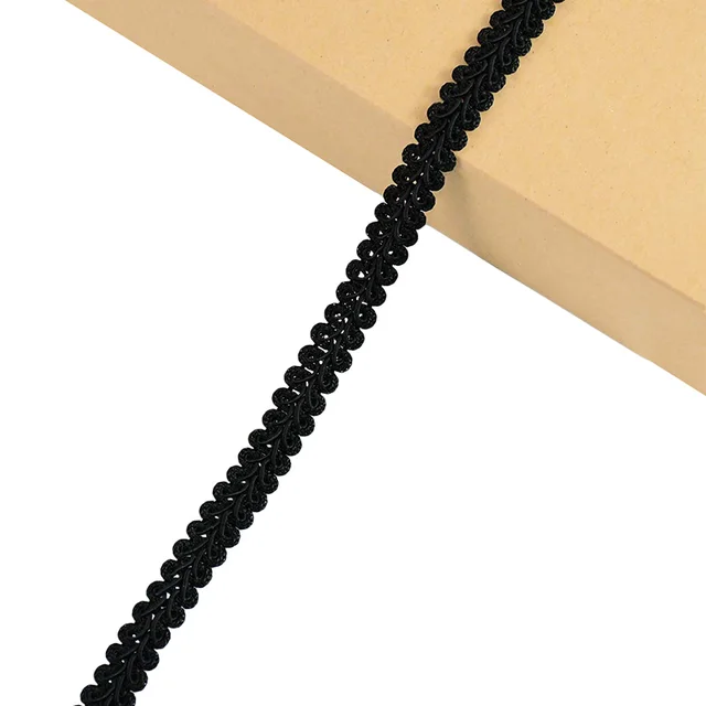 5yards Gold Silver Centipede Braided Lace Ribbon Sewing Fabric Trim DIY Clothes Handmade Accessories Wedding Party Decoration B04