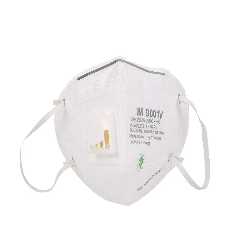 

Brand 9001V Masks PM2.5 Ear band Particulate Respirator Dust Mask with Cool Flow Valve Breathable Mask support dropship