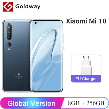 

Global Version Xiaomi Mi 10 8GB RAM 256GB ROM Mobile Phone Mi10 5G Snapdragon 865 Octa Core 108MP Quad Camera 6.67"AMOLED Screen