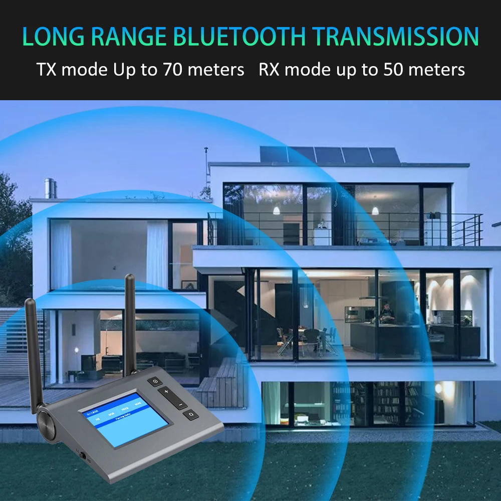 Bluetooth 5.0 Long Range Aptx HD LL Low Latency
