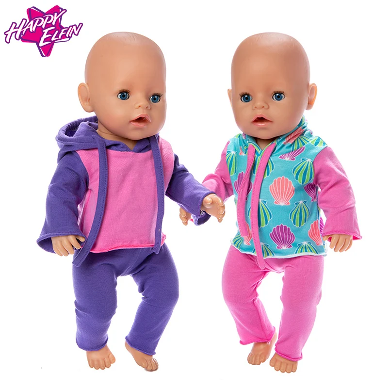 

2019 New Dolls Suit Fit For 43cm New Born Doll 17inch Reborn Baby Doll Accessories