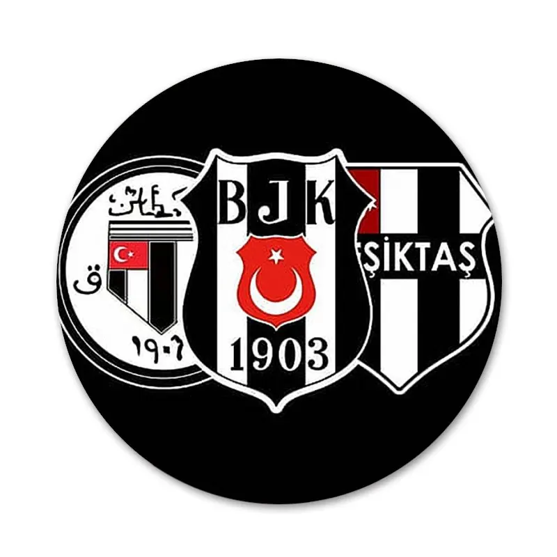 Football Besiktas Jk Besiktas Badge Brooch Pin Accessories For Clothes  Backpack Decoration gift