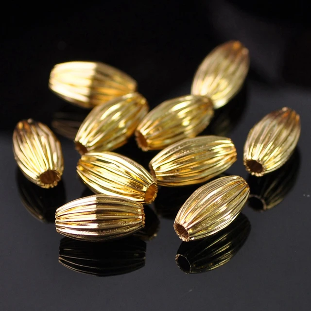 Plated Gold Color Silver Color Round 6mm 8mm Hollow Matte Metal Brass Loose  Spacer Beads For Jewelry Making DIY - AliExpress