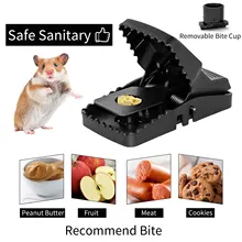 Mouse Traps - Reusable Snap Mice Traps for House Quick Effective Mouse Killer Catcher Small Mice Sanitary Safe Mousetrap Catcher
