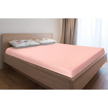 

Knitted sheet with elastic, 120x200x20, pink, 125 g / m2