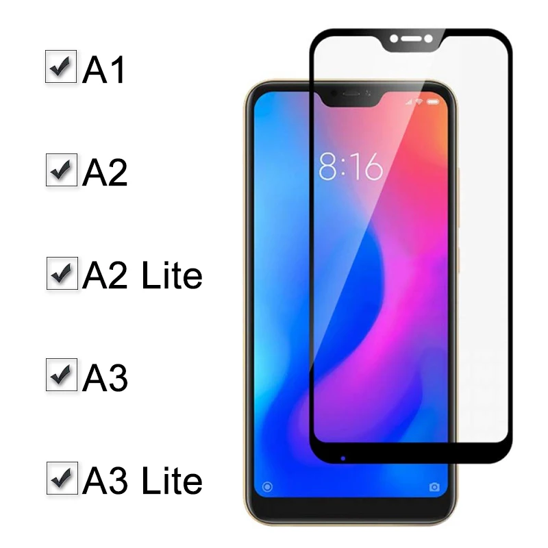 Mi a2 lite стекло для Xiao mi A3 Light A1 A 1 2 3 протектор экрана на Ksio mi My 2A 3A A2Lite Защитная Броня Закаленное стекло пленка