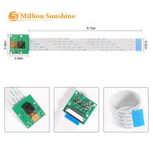 Raspberry Pi камера 1080p 720p Модуль камеры для Raspberry pi 4 3 Модель B + 5Mp веб-камера RPI113(China)