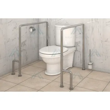 

Handrail mount to the floor