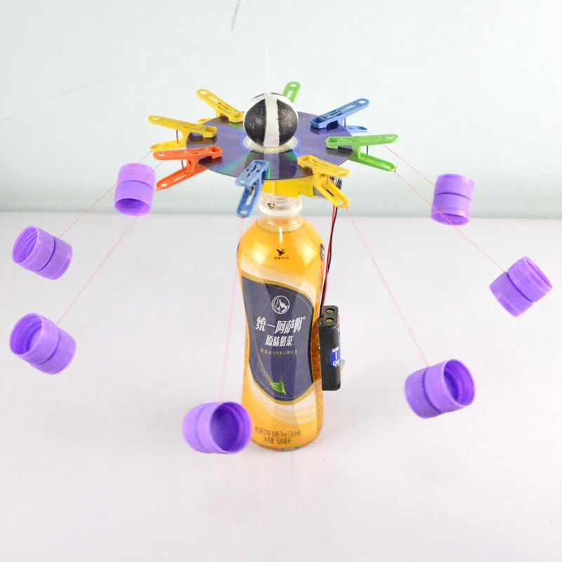

Turning Waste into Treasure Kindergarten Works Science And Technology Small Production Environmentally Friendly Handmade Creativ