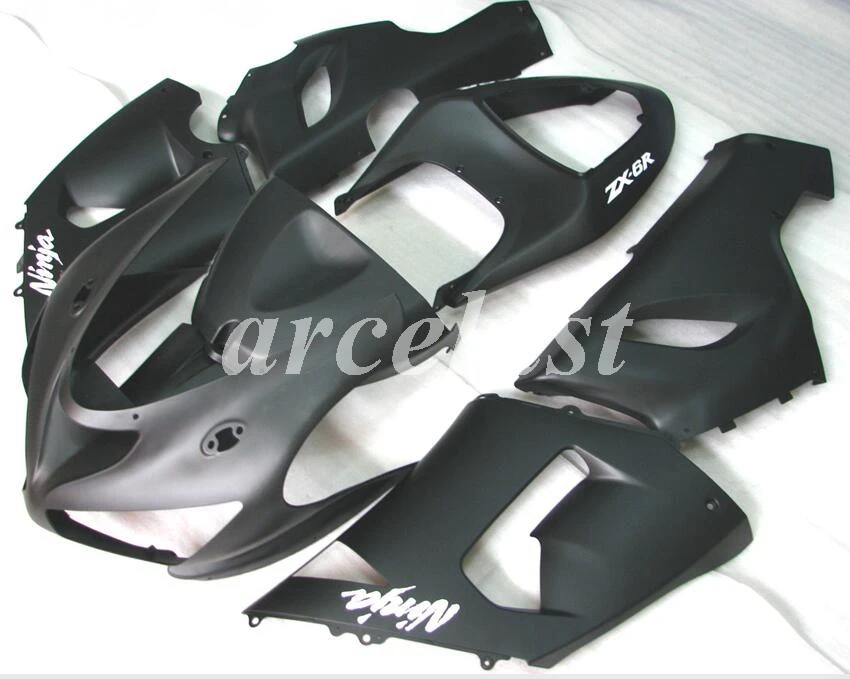 

New ABS Fairings Kit Fit for kawasaki Ninja ZX6R 636 2005 2006 6R 05 06 ZX-6R Fairing set black Matte