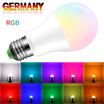 

LED RGB Bulb RGBW RGBWW E27 10/15W Spot Light Remote Colorful Holiday Party Bar AC220V 240V Home Decor Night Lamp