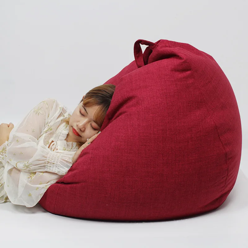 

Lazy sofa living room leisure single free deformation foam particles filled tatami room decoration