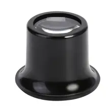 10 раз стеклянная линза ювелирное украшение в виде лупы Инструменты для ремонта профессиональные часы увеличительный комплект компактный и портативный удобный для переноски