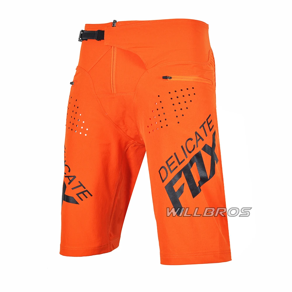 Shorts de motocross delicada raposa flexair corrida