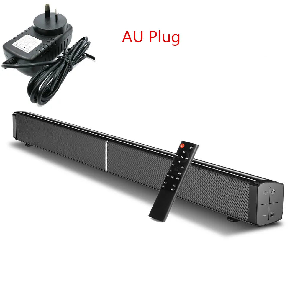 AU Plug HYASIA 40 Вт ТВ Саундбар Bluetooth 5,0 Домашний кинотеатр звуковая система AUX оптический бас 4 колонки Bluetooth Звуковая Панель для ТВ 3 DSP эффект - Цвет: AU Plug