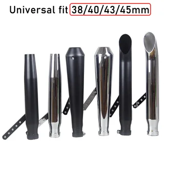 รถจักรยานยนต์รถมอเตอร์ไซด์ท่อไอเสียโบราณVintageแฟชั่นท่อไอเสียสำหรับM800 1200 CUSTOM XL883 1