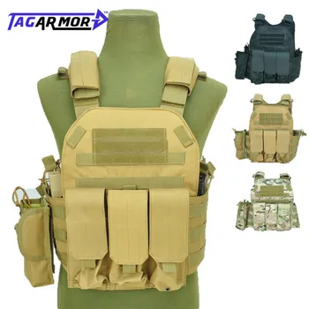 

Tactical US Army 6094 NIJ Level IIIA Military Combat Bullet Proof Vest Police Security Molle Body Armor