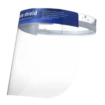 

10Pcs/Pack Disposable Safety Face Shield Fluid Resistant Full Face Mask Transparent Single Use Mask Visor