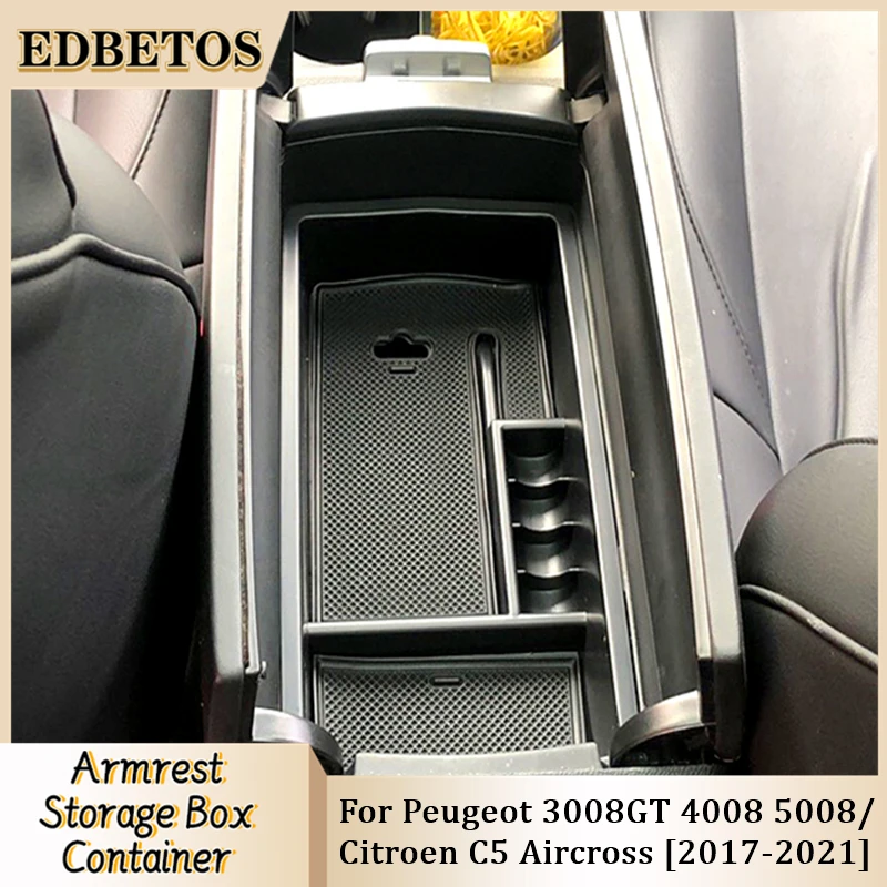 Center Console Insert Tray Fits Perfectly For Peugeot 3008 Gt 4008 5008