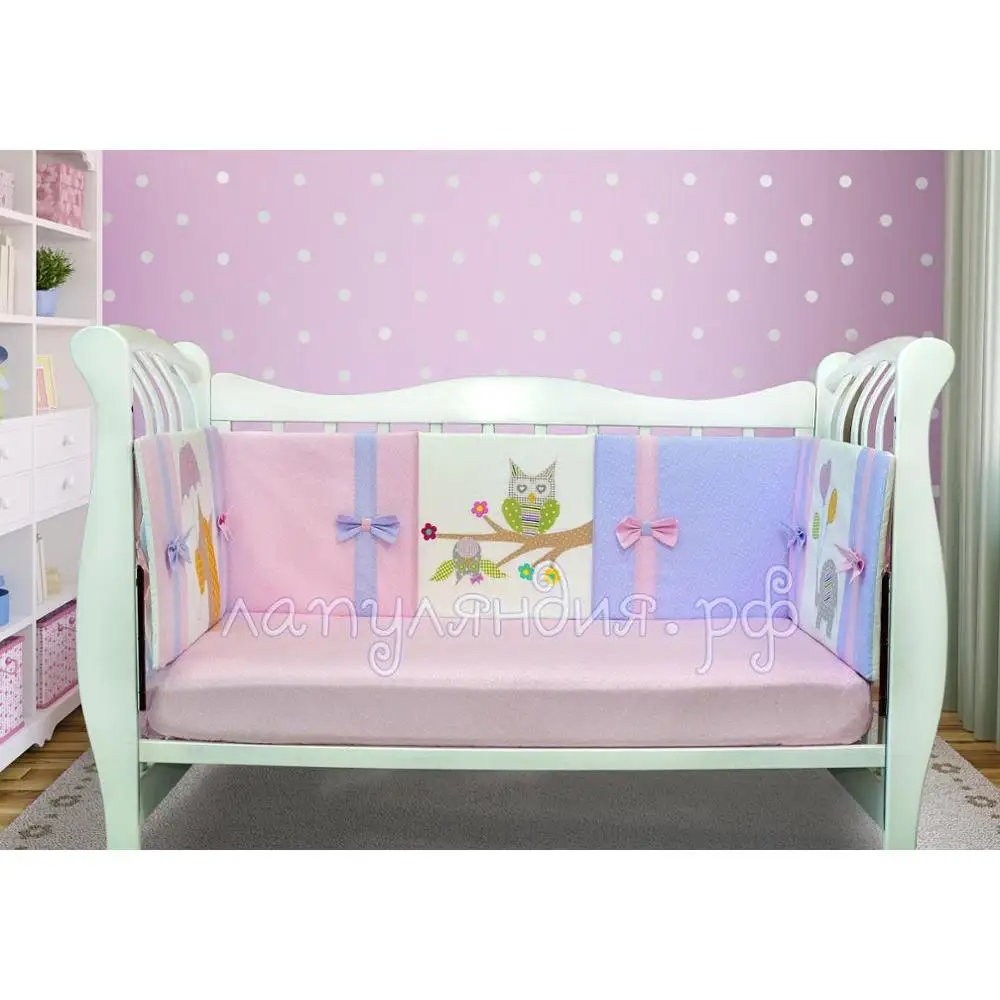 Bumpers in crib for newborn cot baby bumpers