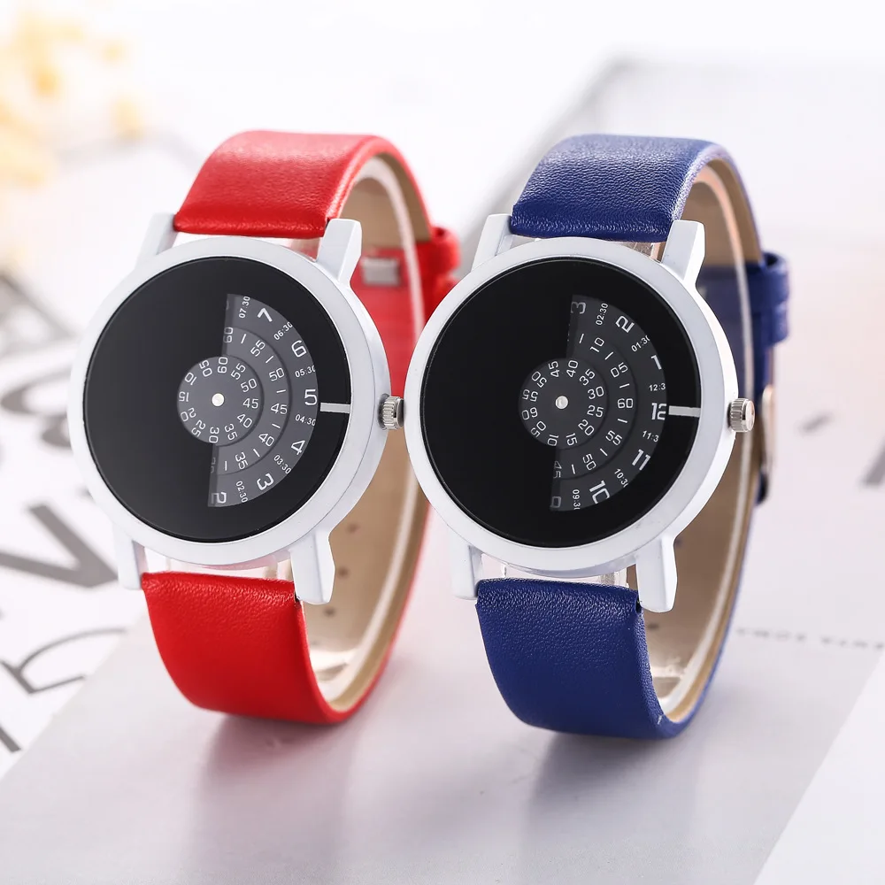 

The new hot watch wholesale women personality fashion creative simple quartz watch student children gift Christmas Gift