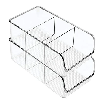 

2Pcs Food Packet Kitchen Storage Organizer - Holds Spice Pouches, Dressing Mixes in Pantry, Cabinets or Countertop