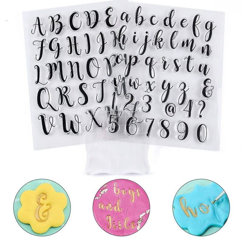 Stamps For Cookies Letters Cake Sweet Letters Stamp Decorating Tools
