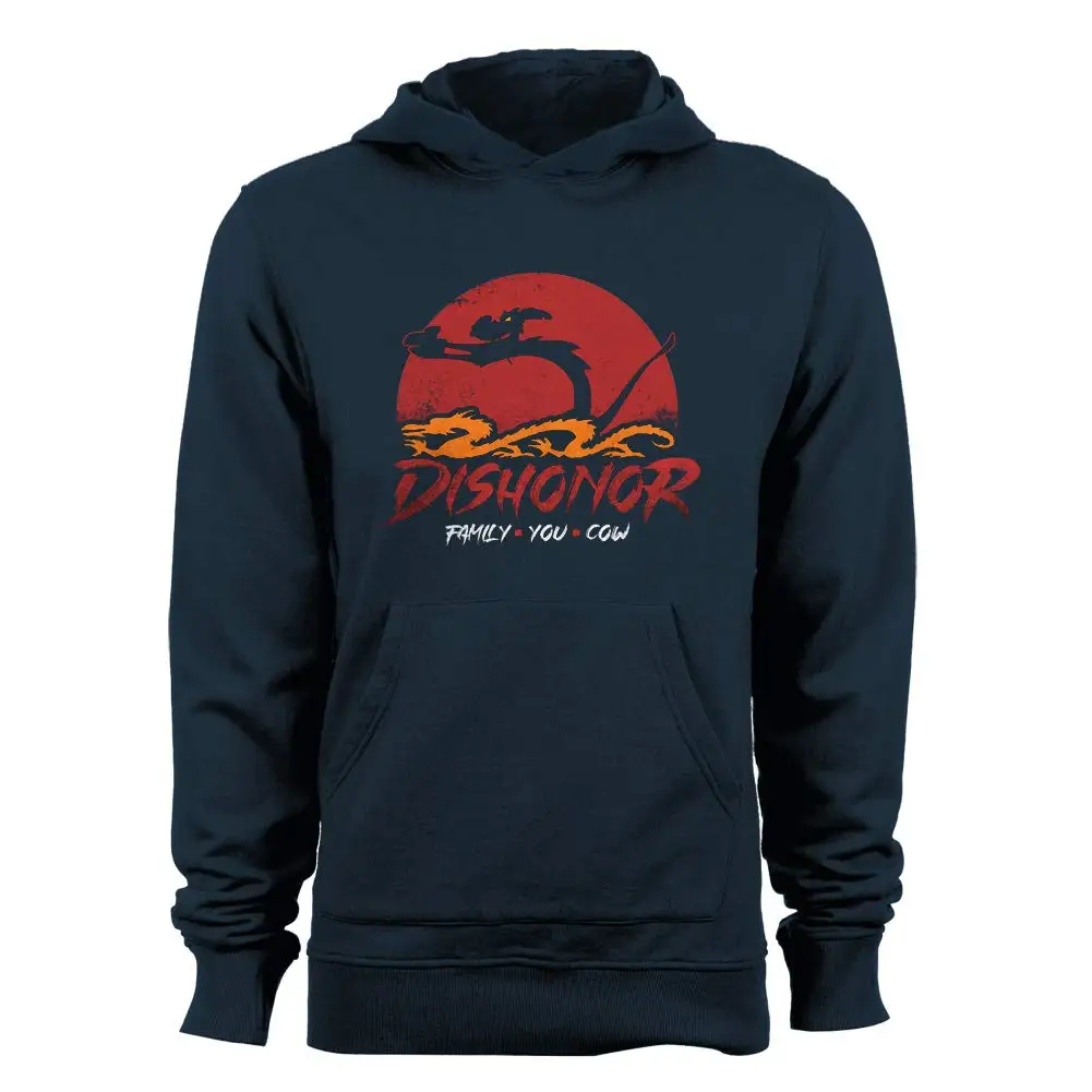 Mushu Dishonor Женская Толстовка Унисекс Мужская Женская толстовка с капюшоном