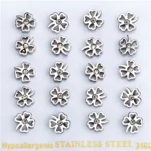 10pairs card wholesale stud earrings Stainless Steel Gold/Silver Earring Fashion Jewelry For Women/Girl