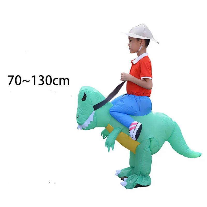 Children's inflatable dinosaur clothes mount toy dragon costume pants dress up adult Kid toys Christmas holiday