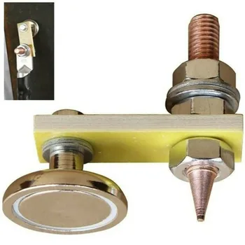 

Welding Magnet Head Safety Wire Holder With Copper Tail Magnetic Welding Support Ground Clamp Welding Equipment Solder Tool