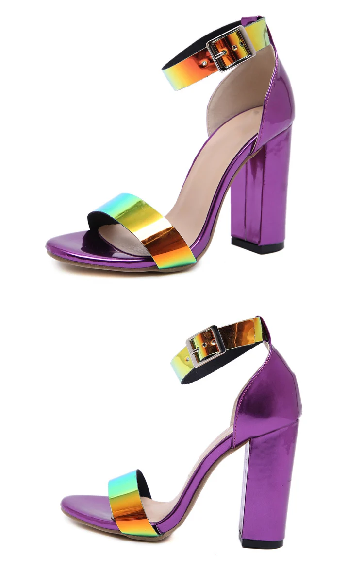 Aneikeh; Новинка года; модные летние туфли-гладиаторы из ПВХ; женские босоножки; классические Босоножки с открытым носком на тонком высоком каблуке; женские туфли-лодочки с закрытой пяткой