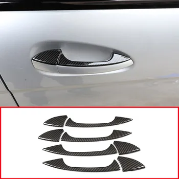 

Carbon Fiber Style Outside Door Handle Trim For Mercedes Benz GLK/GL/ML/C Class W204 X204 Car Accessories