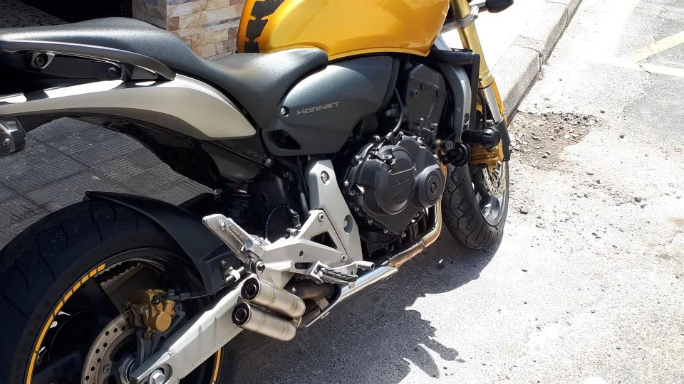 36-51 мм Универсальный мотоцикл двойной глушитель трубы для CB600F CB 600 F cb600f Hornet CBR600F CBF600SA CB300F
