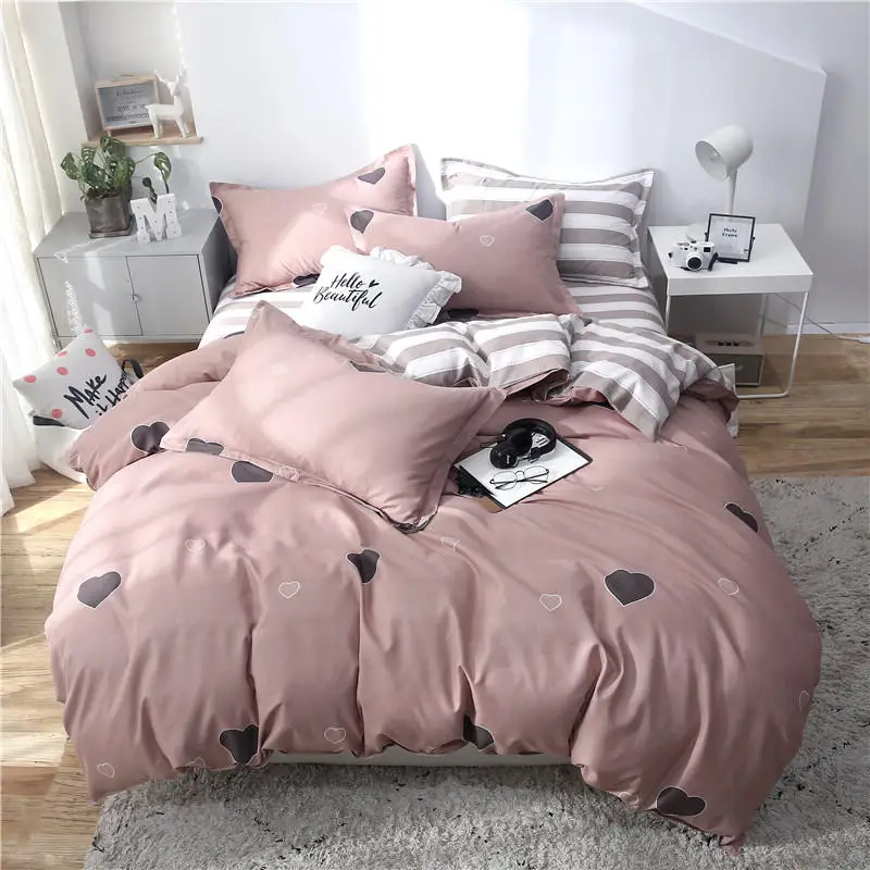 Parure De Lit 2 Personnes Luxury Floral Printed Duvet Cover Simple King  Size Bedding Set Comforter Bed Linen Single Queen Covers - AliExpress