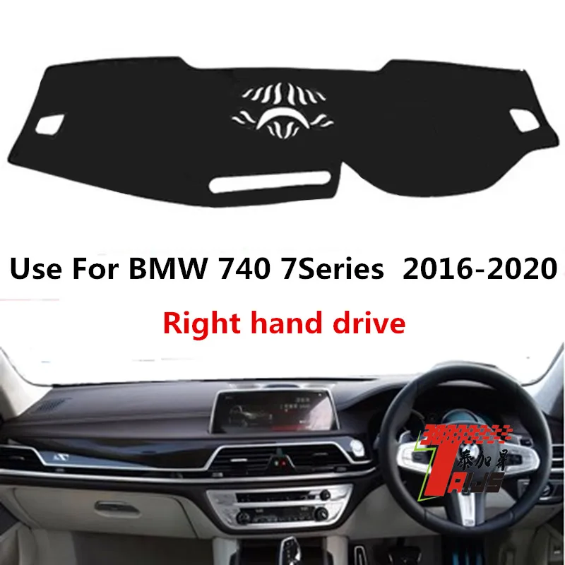 

TAIJS Factory Sport Simple Polyester Fibre Car Dashboard Cover For BMW 740 7Series 2016 2017 2018 2019 2020 Right hand drive