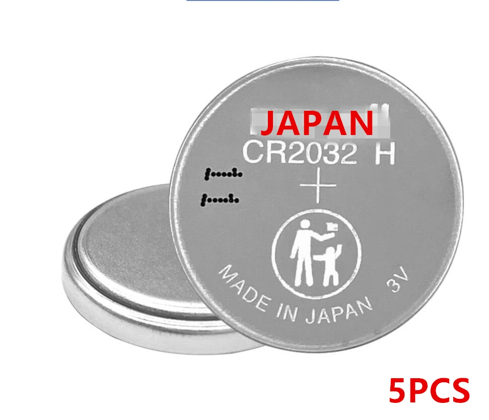 5PCS 일본 CR2032H 단추 건전지 3V 차 h2 h6 h7 h8 원격 제어 전자 CR2032 H|Button Cell ...
