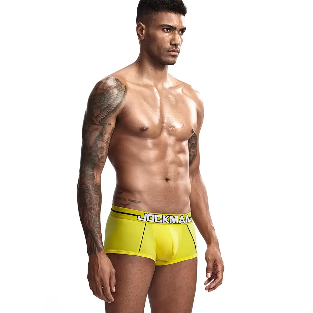 JOCKMAIL боксер для мужчин Новое модное мужское белье сексуальные мужские боксеры U выпуклая сепарация боксер homme подарок для мужчин cueca Gay