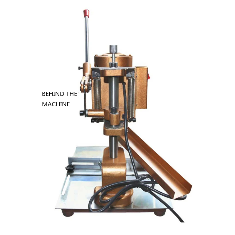 Paper Punching Machine Single Round Hole Desktop Punching 220V/180W Loose-Leaf Voucher Paper Punching Machine DK-150 Electric Tag Machine paper punching tool