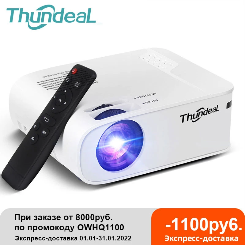 Thundeal 1080p Projector Mini Full Hd Wifi Android 2k 4k Projector Td93 Pro Home Theater Phone Beamer Led 3d Portable Proyector Aliexpress