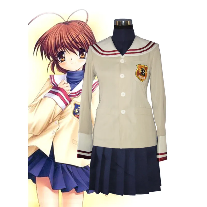 Костюм для косплея Clannad униформа школьницы | Тематическая одежда и