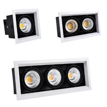 

COB LED Downlights 10w 20w 30w Surface Mounted dimmable LED Ceiling Lamps Spot Light square Rotation LED Downlights
