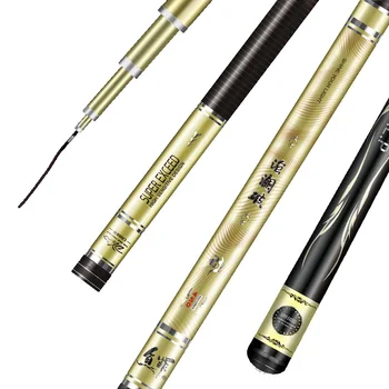 

3.0-7.2M Taiwan Fishing Rod Carbon Fiber Telescopic Fishing Olta Ultra Light Carp Wedkarstwo Pole Spinning Canne Angeln Pesca