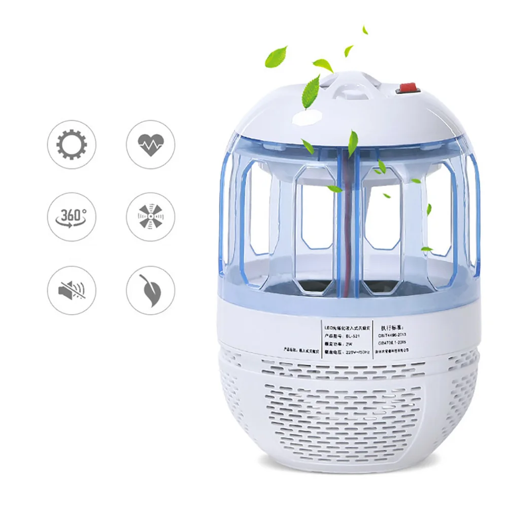 USB Charging UV Portable Removable Mosquito Killer Lamp Trap Night Light Fly Led Insect Bug Suction Type Repeller Electric