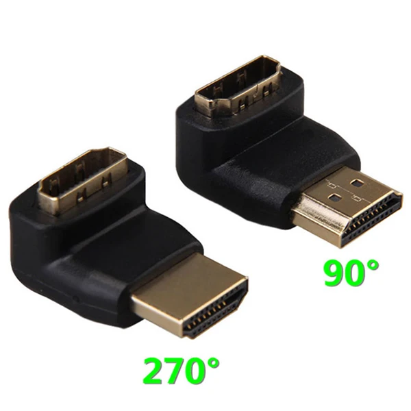 Комбо 3D и 4K поддерживает HDMI 90 градусов и 270 градусов адаптер «Папа-мама»(прямой угол HDMI