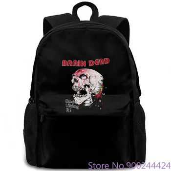 

VTG 1992 Daytona Bike Week BRAIN DEAD AND LIKING IT Men's XXL 90s Skull Adult S-3Xl backpack