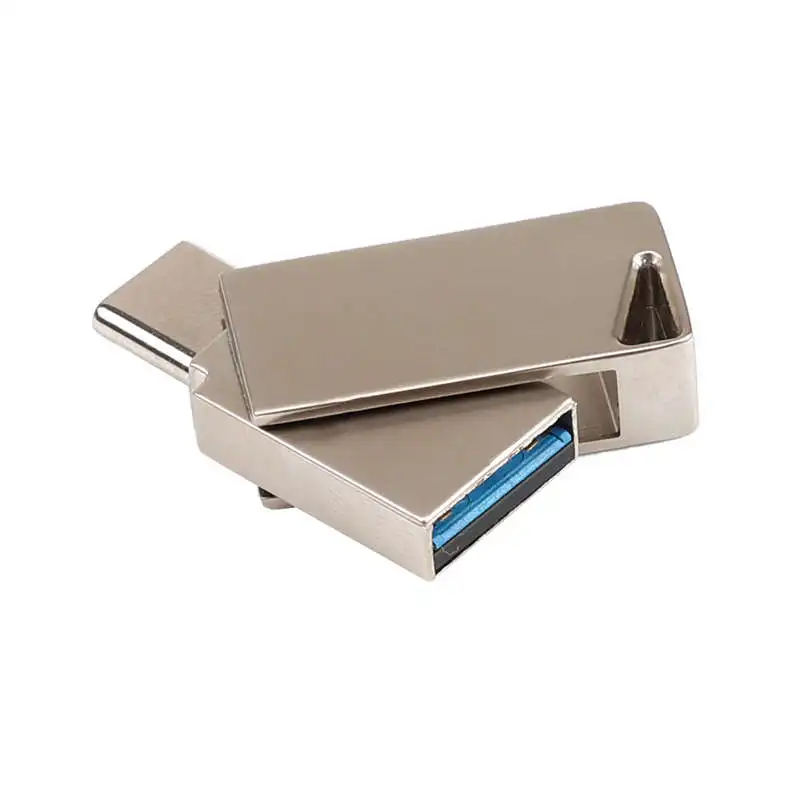 

2 in 1 Type-C USB 3.0 U Disk Memory Stick Pen Drive USB3.0 Pen drives for Android Smartphone tablet PC Triangular Hole